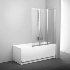 Шторки д/ванны складные VS 3 130 white (Transparent)