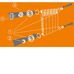 Комплект футорок секционного радиатора CRISTAL NR-2011 1/2"(HT 404)