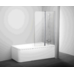 Шторки для ванны 10° CVS2-100L Белая (Transparent)