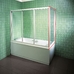 APSV-70 (Transparent) White Жесткая стенка для ванны