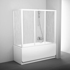 APSV-70 (Transparent) White Жесткая стенка для ванны