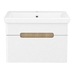 SOLO комплект мебели 60см blanco: тумба подвесная, 1 ящик + умывальник накладной арт 13-16-016