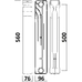 Радиатор биметаллический секционный GALLARDO BIHOT 500/96 (кратно 10)
