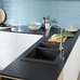 S510-F635 мойка для кухни, встроенная 180/450, цвет черный графит