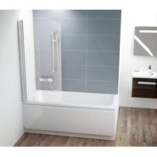 Шторки для ванны CVS1-80R Белая (Transparent)