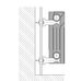 Комплект кронштейнов радиатора CRISTAL NR-1012 угловой оцинкованный 100x77x47мм (компл.2шт)