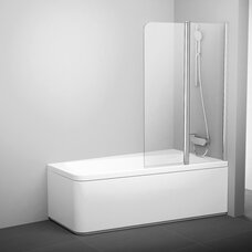 Шторки для ванны 10° CVS2-100R Белая (Transparent)